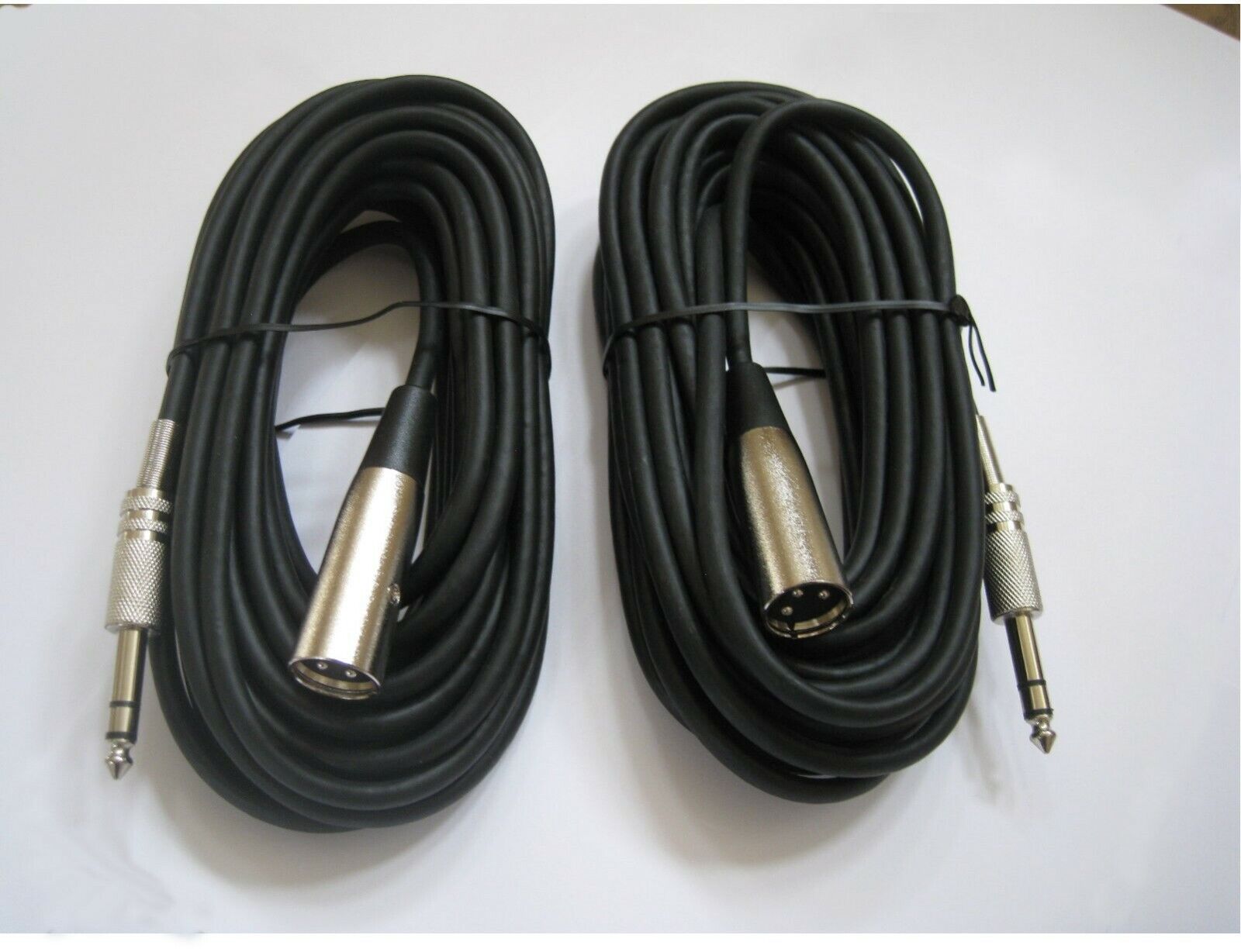 2 25Ft foot 1/4 TRS 3Pin XLR MALE Mixer to Powered Monitor Speaker Cable Cord. Available Now for $22.95