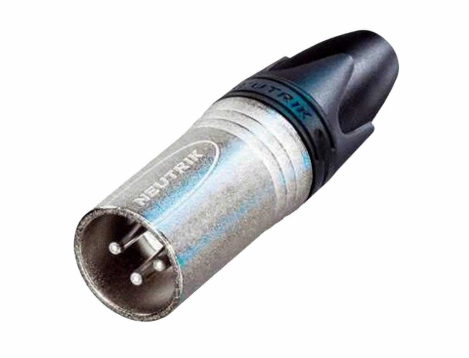 NEUTRIK NC3MXX 3-Pin XLR Male Cable Mount Connector - Nickel Shell. Available Now for $5.97