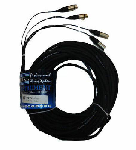 NEW CBI MT2XX 10ft Dual Stereo Pair XLR to XLR Microphone Cable Mic Cord Neutrik. Available Now for $38.77